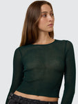 Thrills Dissolve My Mind Long Sleeve Knit Top