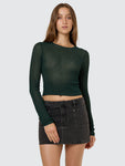 Thrills Dissolve My Mind Long Sleeve Knit Top