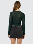 Thrills Dissolve My Mind Long Sleeve Knit Top