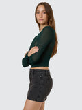 Thrills Dissolve My Mind Long Sleeve Knit Top