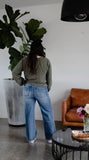 Junkfood Wendy Wide Leg Denim Blue Jean