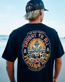 The Mad Hueys Caught Fk Skull Tee