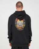 The Mad Hueys Caught Fk Skull Hooded Pullover