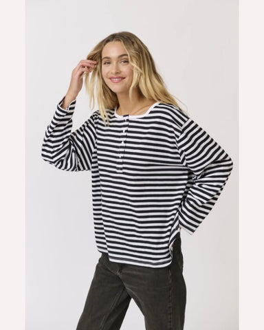 Cartel and Willow Henley Long Sleeve