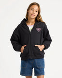 Roxy Midnight Hike Brushed Zip Up Hoodie