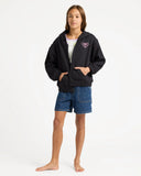Roxy Midnight Hike Brushed Zip Up Hoodie