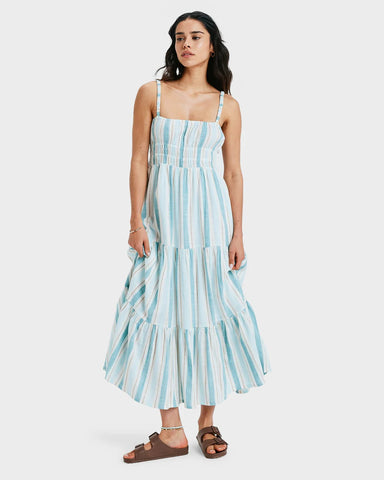 Roxy Sunshine Coastline Stripe Dress