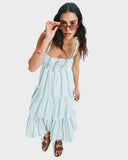 Roxy Sunshine Coastline Stripe Dress