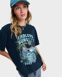 Roxy Sunnyoversize Stone Wash Tee