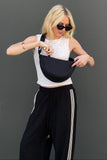 Among The Brave Urban Black Rounded Crossbody Bag