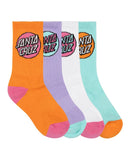 Santa Cruz Other Dot 4 Pack Sock