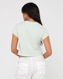 Rusty Essentials Classic Slim Crop Tee