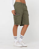 Rusty Tank Girl Low Rise Cargo Short