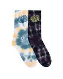 Santa Cruz Malba Crash Stack Crew 2 Pack Sock