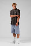 RPM Sanded OS Tee-Charcoal