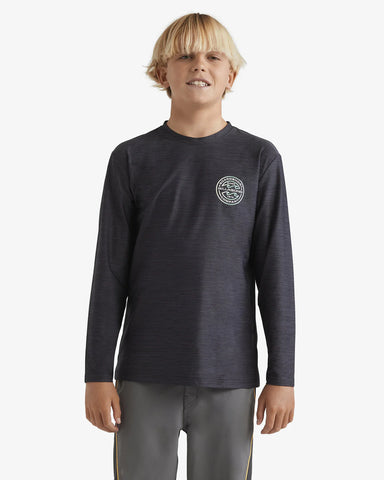 Billabong Boys Rotor Shoreline LS Rashie