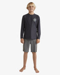 Billabong Boys Rotor Shoreline LS Rashie
