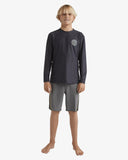Billabong Boys Rotor Shoreline LS Rashie