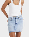 Roxy Shine Denim Mini Skirt