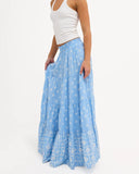 Roxy Cactus Flower Maxi Skirt
