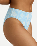 Roxy Shell Yeah Mod Mid Waist Bikini Bottom