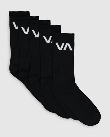 RVCA VA Sport Sock 5 Pack
