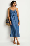 Sea Level Denim Surf Tie Back Sundress