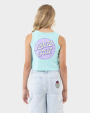 Santa Cruz Other Dot Pop Chest Cropped Girls Tank