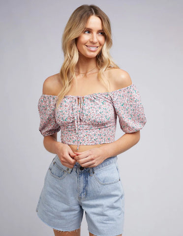 All About Eve Rosa Top