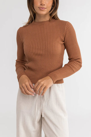 Rhythm Classic Knit Long Sleeve Top