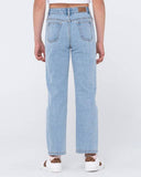 Rusty Girls High Wide Straight Leg Jean