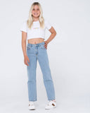 Rusty Girls High Wide Straight Leg Jean