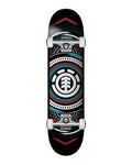 Element Hatched Red Blue Complete Skateboard