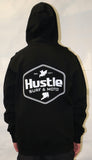 Hustle Stamp Logo Hoodie - Black