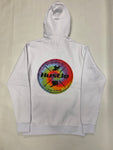 Hustle Hoody Tie Dye Logo