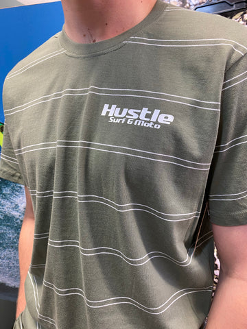 Hustle Stripe T Shirt