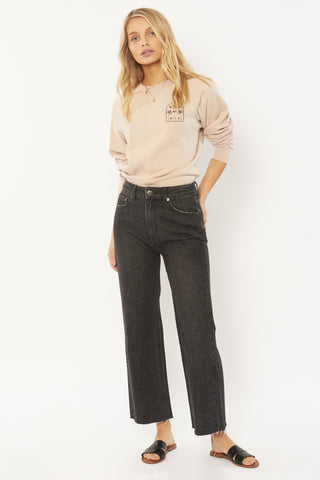 Gabi Crop Flare Denim Pants