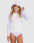 Billabong Sunshine Check Rash Vest Set